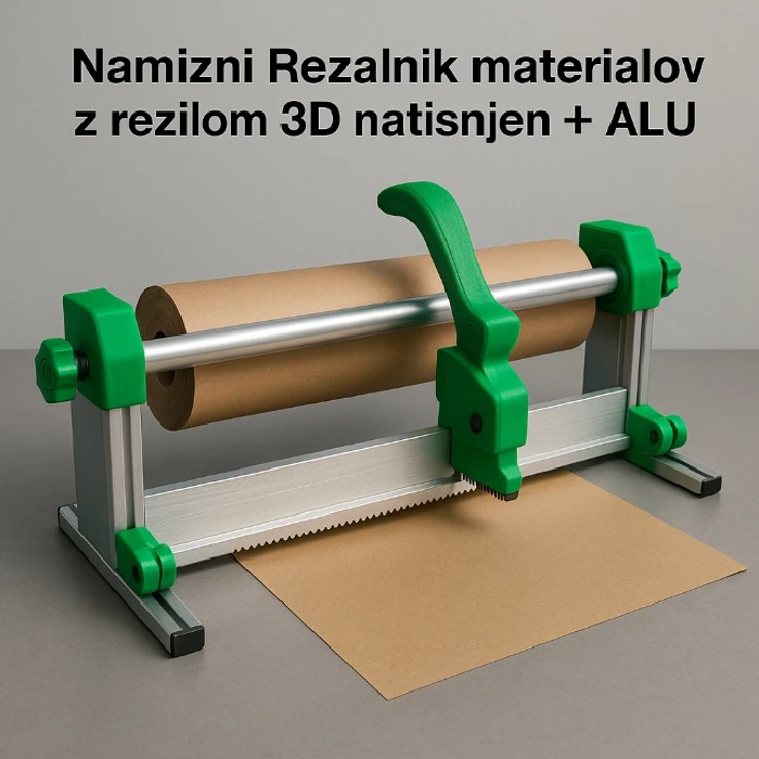 Namizni Rezalnik materialov z rezilom 3D natisnjen   ALU